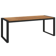 Tuintafel Met U-Vormige Poten Massief Acaciahout 200 x 90 x 75 cm