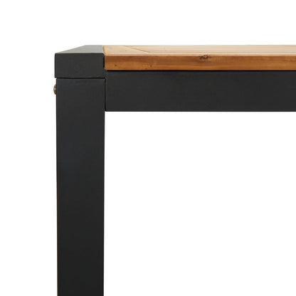 Tuintafel Met U-Vormige Poten Massief Acaciahout 200 x 90 x 75 cm