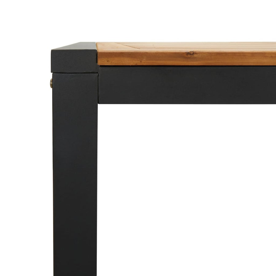 Tuintafel Met U-Vormige Poten Massief Acaciahout 200 x 90 x 75 cm