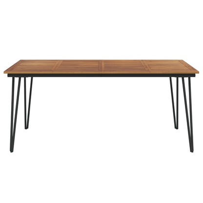 Tuintafel Met Haarspeldpoten 180X90X75 Cm Massief Acaciahout