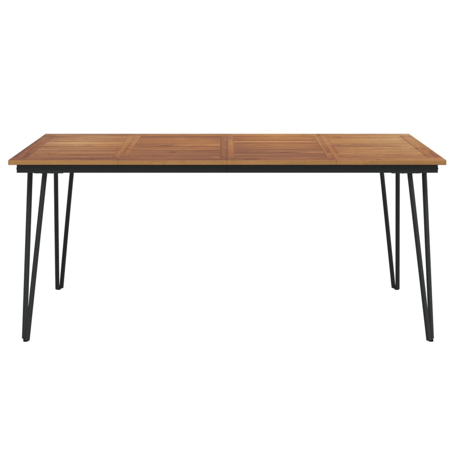 Tuintafel Met Haarspeldpoten 180X90X75 Cm Massief Acaciahout