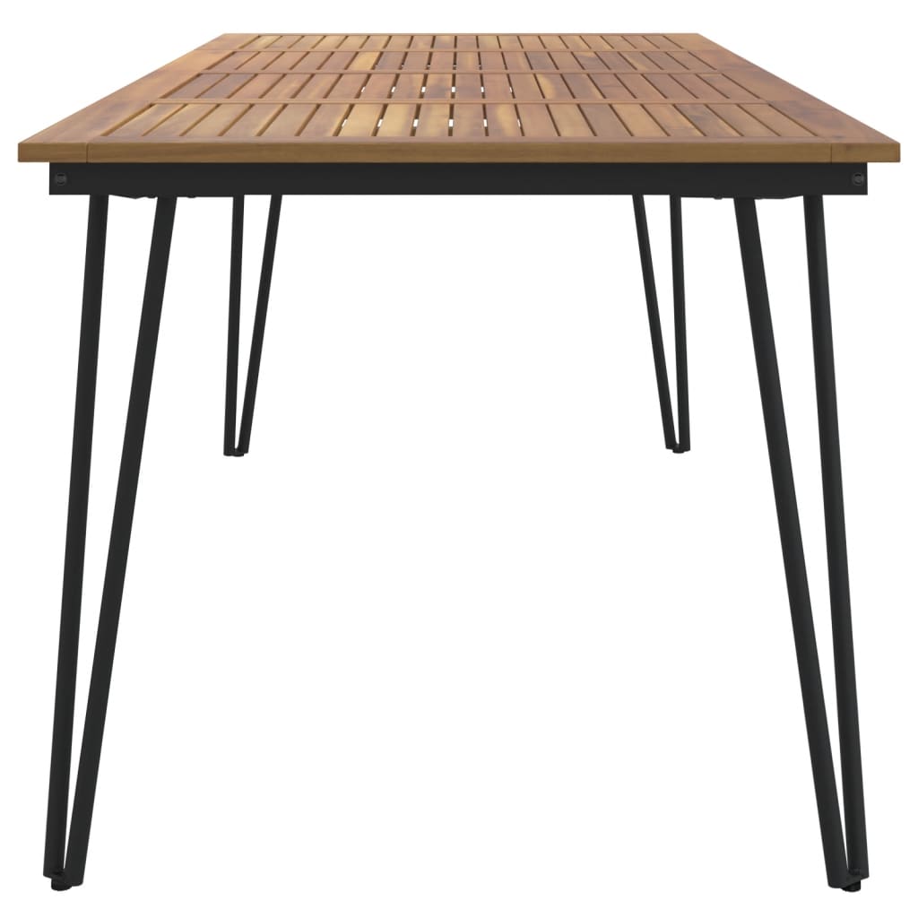Tuintafel Met Haarspeldpoten 180X90X75 Cm Massief Acaciahout