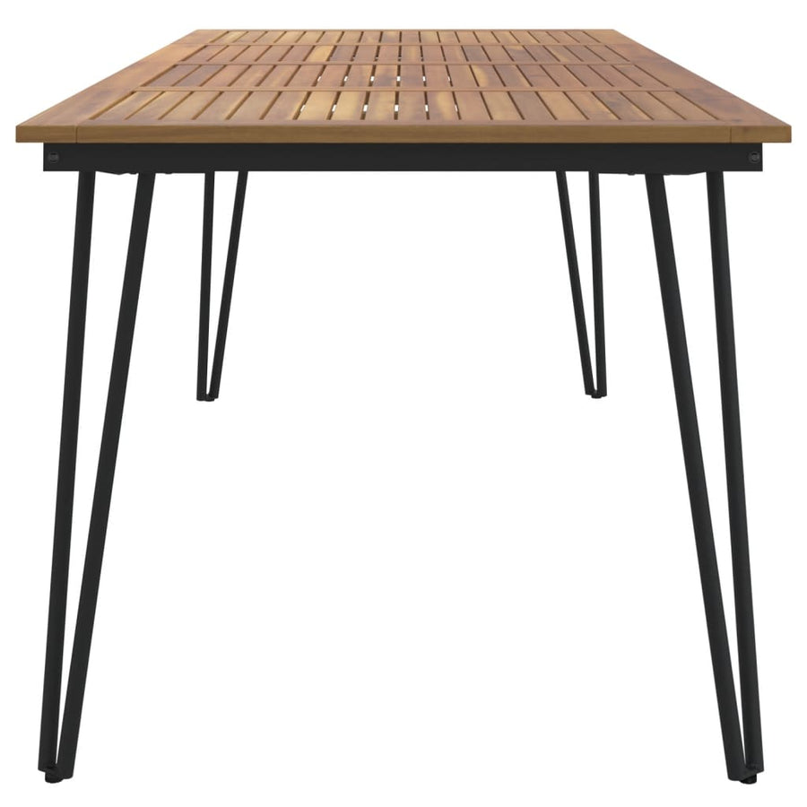 Tuintafel Met Haarspeldpoten 180X90X75 Cm Massief Acaciahout