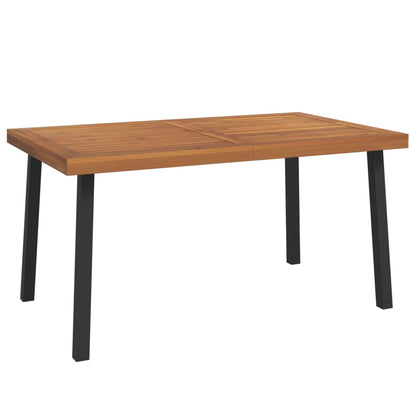 Tuintafel 150x90x75 cm massief acaciahout