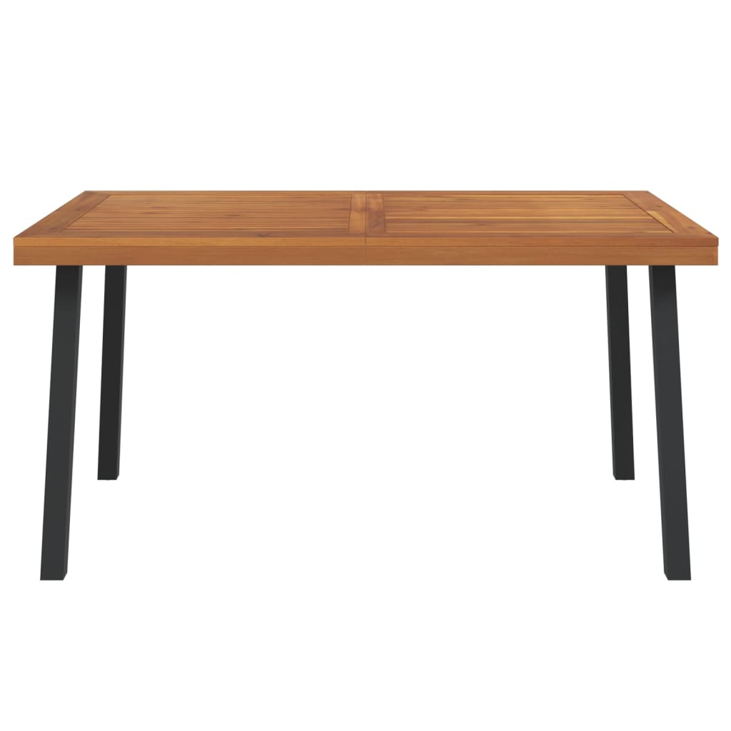 Tuintafel 150x90x75 cm massief acaciahout