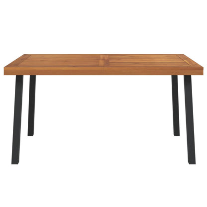 Tuintafel 150x90x75 cm massief acaciahout