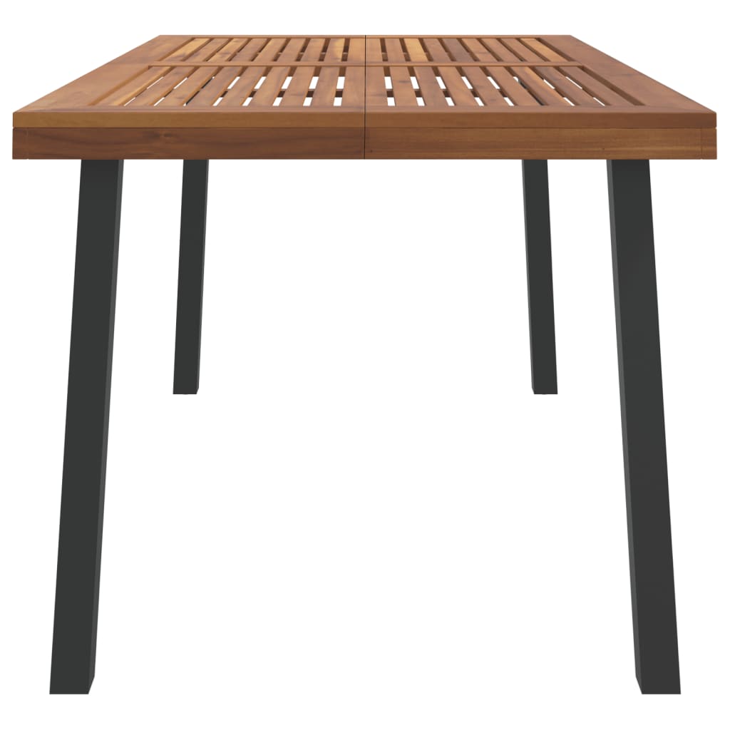 Tuintafel 150x90x75 cm massief acaciahout