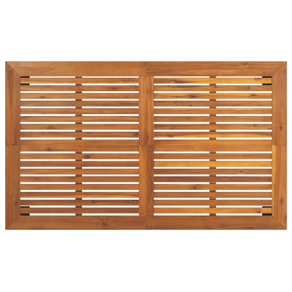 Tuintafel 150x90x75 cm massief acaciahout