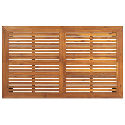 Tuintafel 150x90x75 cm massief acaciahout