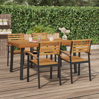 Tuintafel 150x90x75 cm massief acaciahout