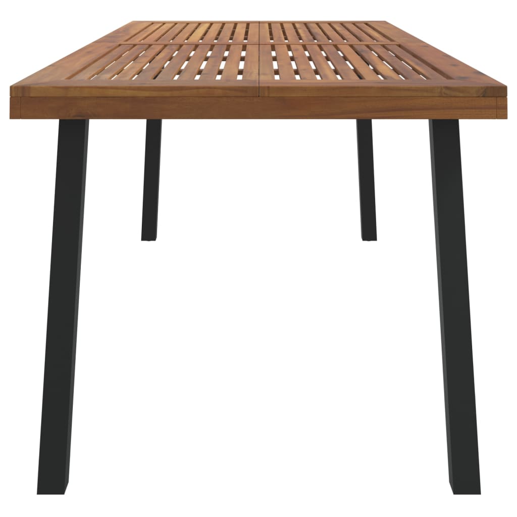 Tuintafel 200x100x75 cm massief acaciahout