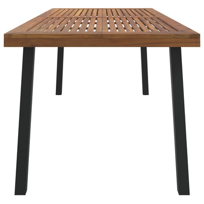 Tuintafel 200x100x75 cm massief acaciahout