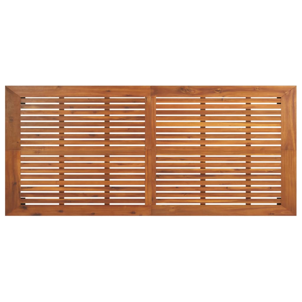 Tuintafel 200x100x75 cm massief acaciahout