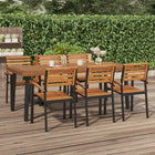 Tuintafel 200x100x75 cm massief acaciahout