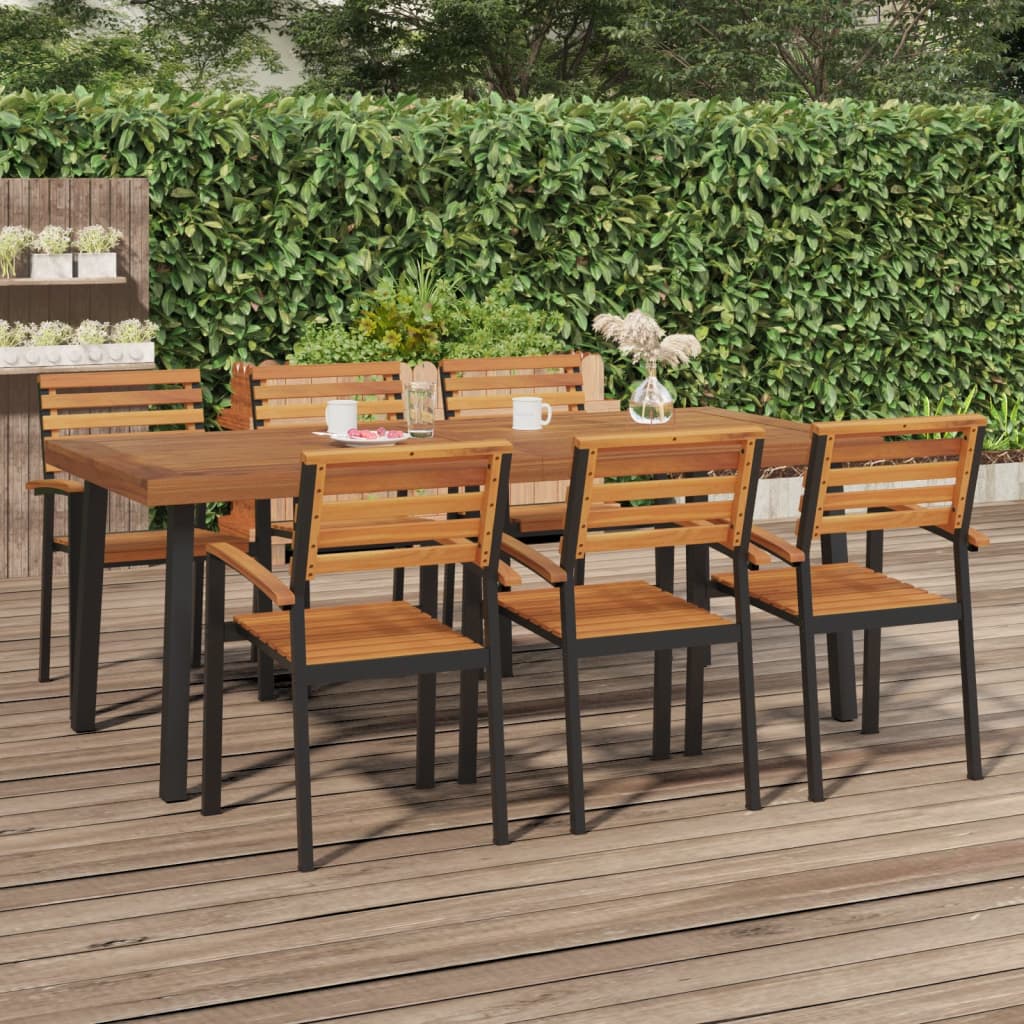 Tuintafel 200x100x75 cm massief acaciahout
