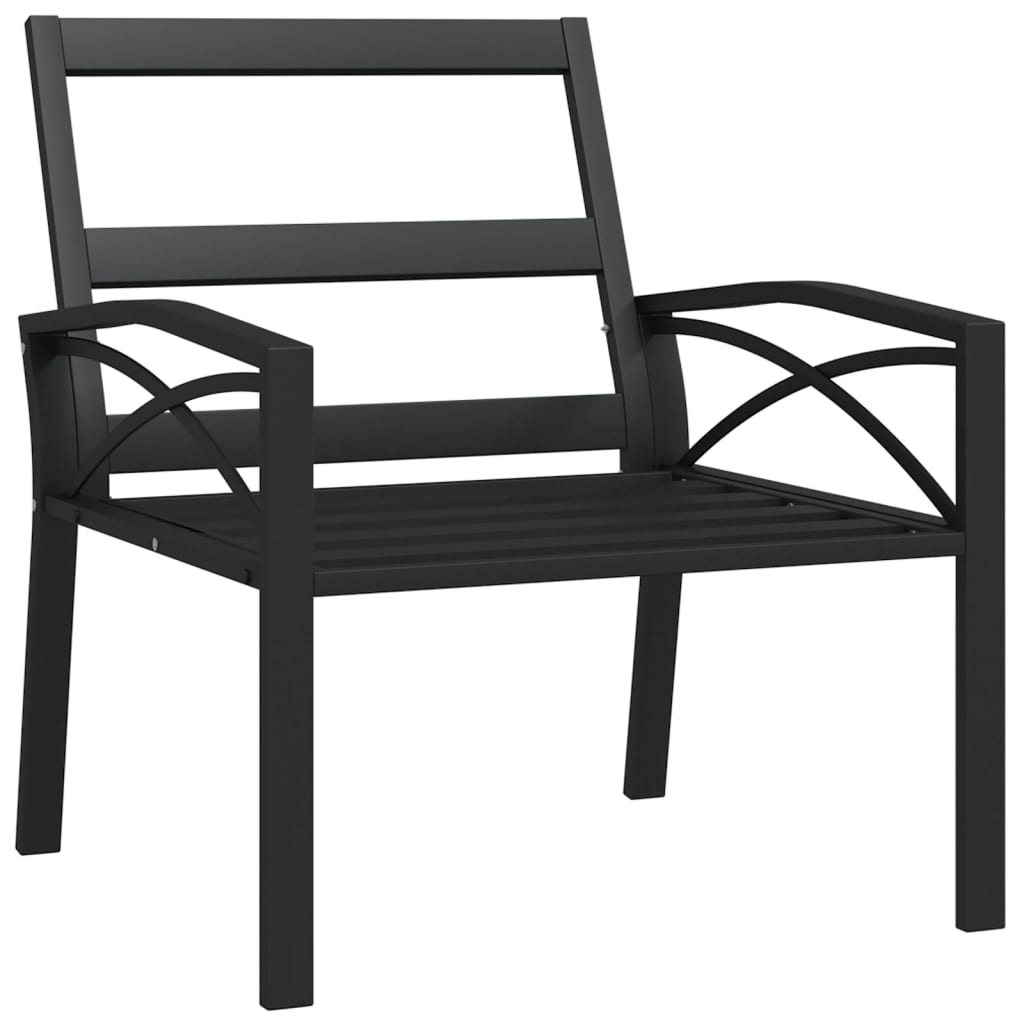 Tuinstoelen Met Grijze Kussens 68X76X79 Cm Staal 2 Grijs