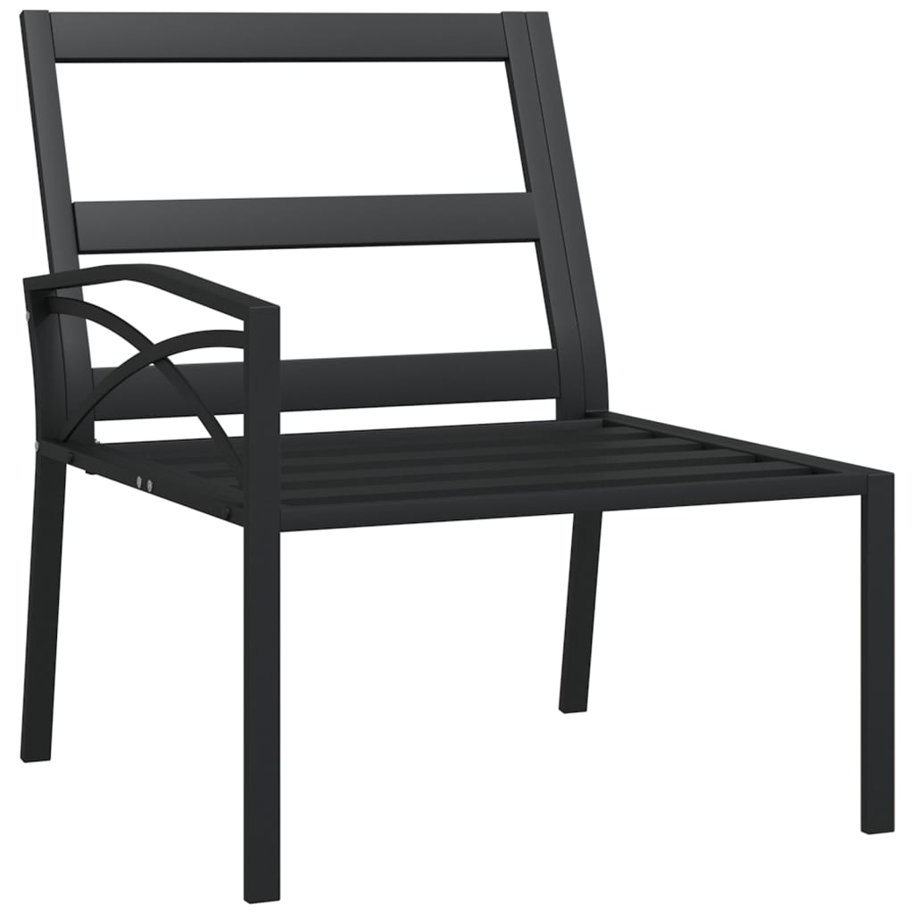Tuinstoelen Met Grijze Kussens 6X75X79 Cm Staal Grijs