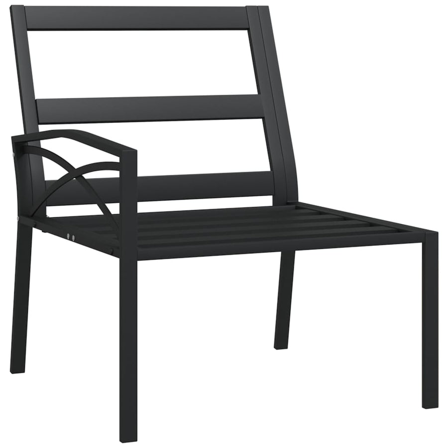 Tuinstoelen Met Grijze Kussens 6X75X79 Cm Staal Grijs