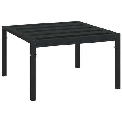 Tuinvoetenbanken Met Grijze Kussens 2 St 60X60X35 Cm Staal Grijs