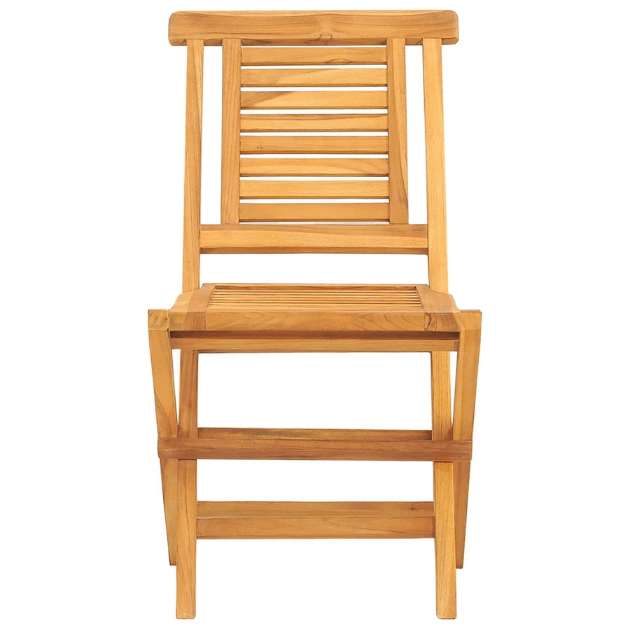 Tuinstoelen Inklapbaar 47X63X90 Cm Massief Teakhout 2 Zonder armleuning
