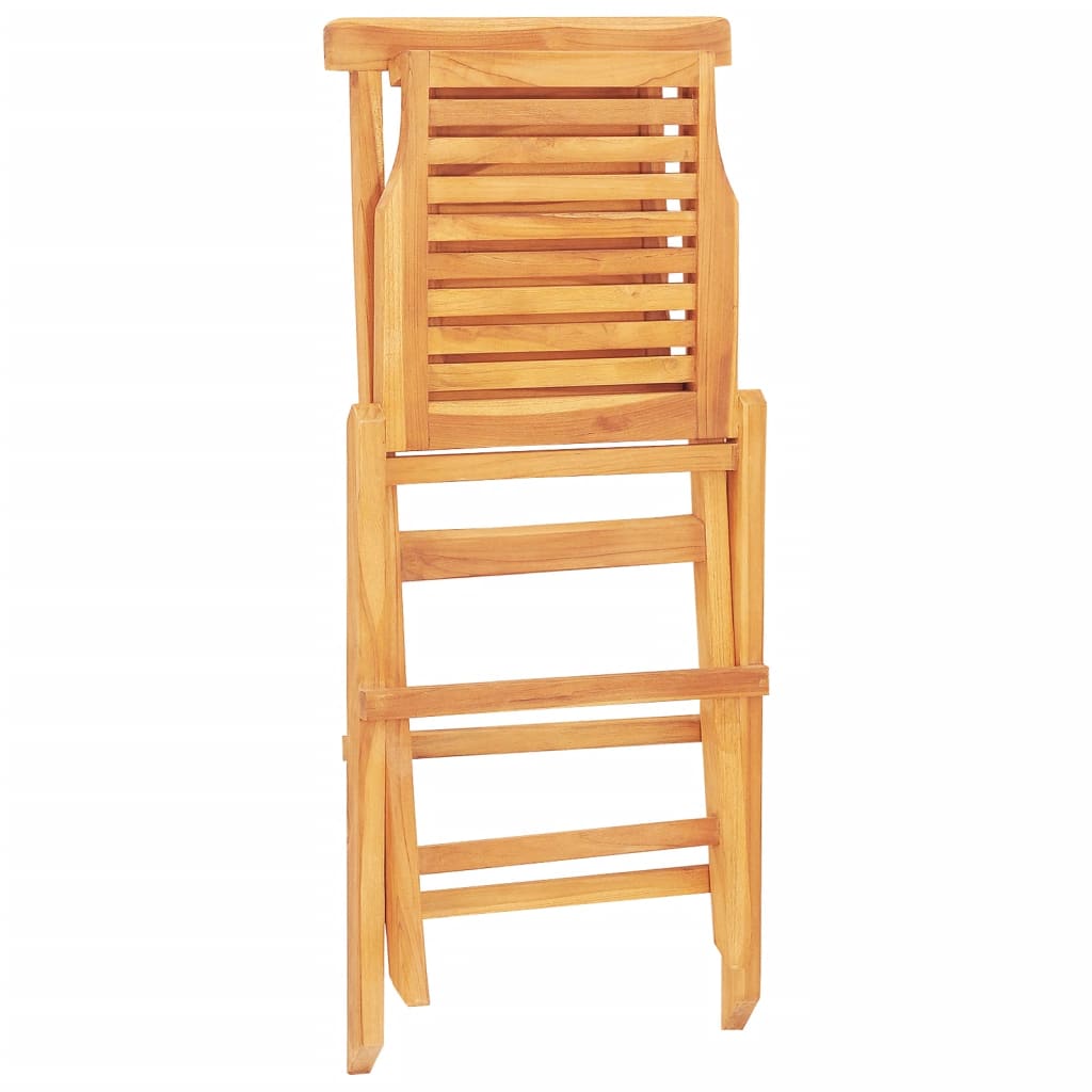 Tuinstoelen Inklapbaar 47X63X90 Cm Massief Teakhout 2 Zonder armleuning