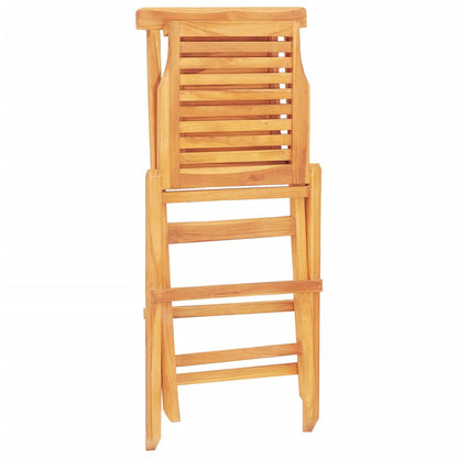 Tuinstoelen Inklapbaar 47X63X90 Cm Massief Teakhout 2 Zonder armleuning
