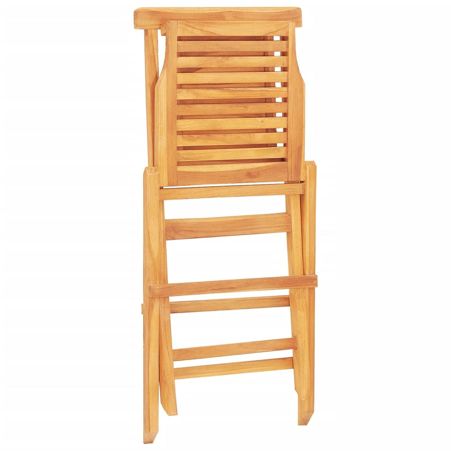 Tuinstoelen Inklapbaar 47X63X90 Cm Massief Teakhout 2 Zonder armleuning