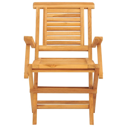 Tuinstoelen 2 St Inklapbaar 56X63X90 Cm Massief Teakhout