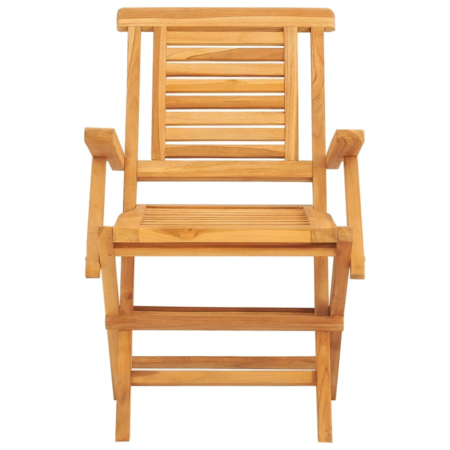 Tuinstoelen 2 St Inklapbaar 56X63X90 Cm Massief Teakhout
