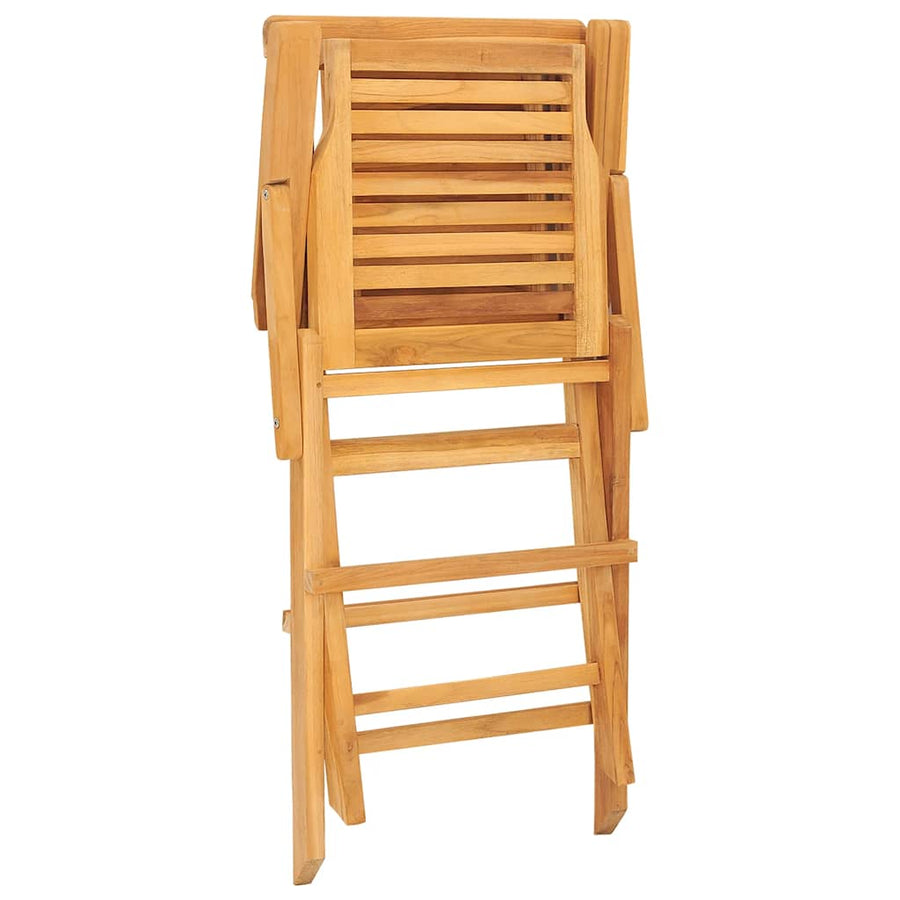 Tuinstoelen 2 St Inklapbaar 56X63X90 Cm Massief Teakhout