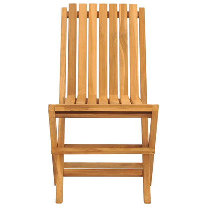 Tuinstoelen Inklapbaar 47X47X89 Cm Massief Teakhout 2 Zonder armleuning
