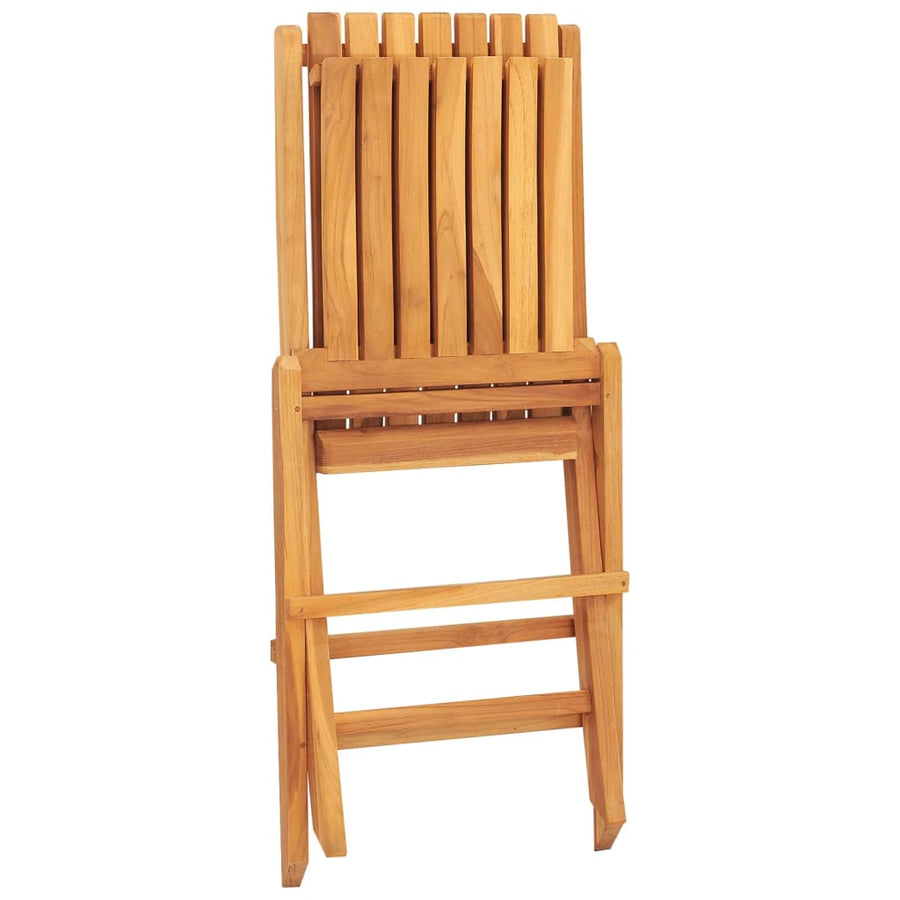 Tuinstoelen Inklapbaar 47X47X89 Cm Massief Teakhout 2 Zonder armleuning