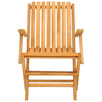 Tuinstoelen Inklapbaar 61X67X90 Cm Massief Teakhout 2 Met armleuning