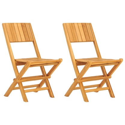 Tuinstoelen Inklapbaar 47X61X90 Cm Massief Teakhout 2 Zonder armleuning