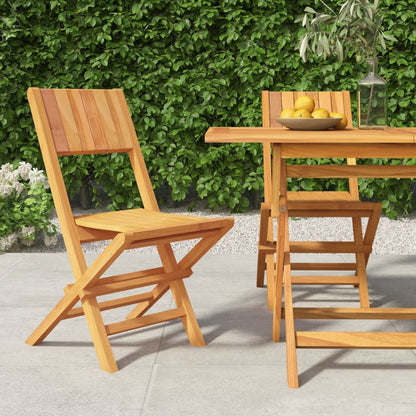 Tuinstoelen Inklapbaar 47X61X90 Cm Massief Teakhout 2 Zonder armleuning