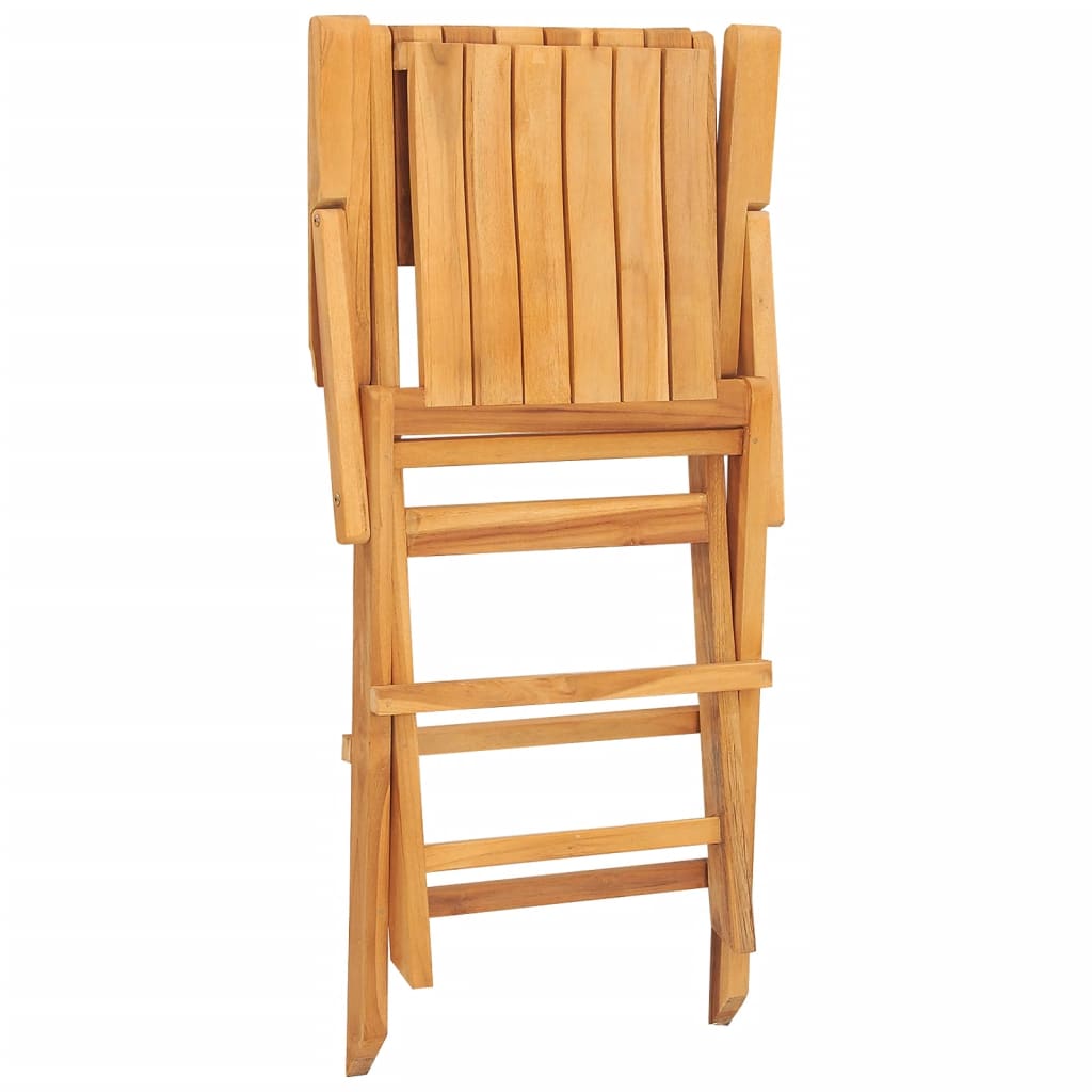 Tuinstoelen Inklapbaar 55X61X90 Cm Massief Teakhout 2 Met armleuning