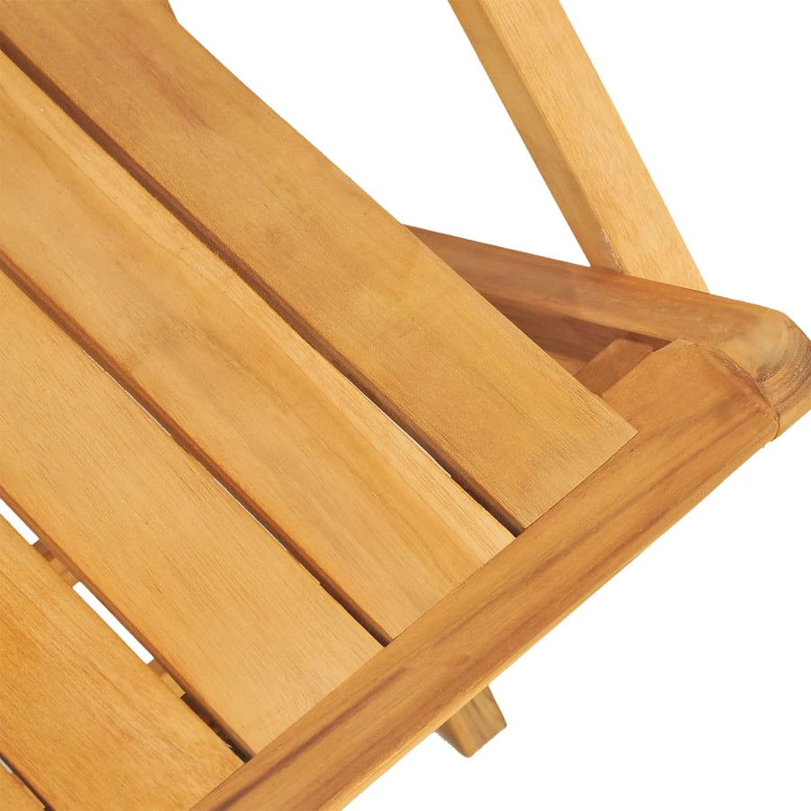 Tuinstoelen Inklapbaar 55X61X90 Cm Massief Teakhout 2 Met armleuning