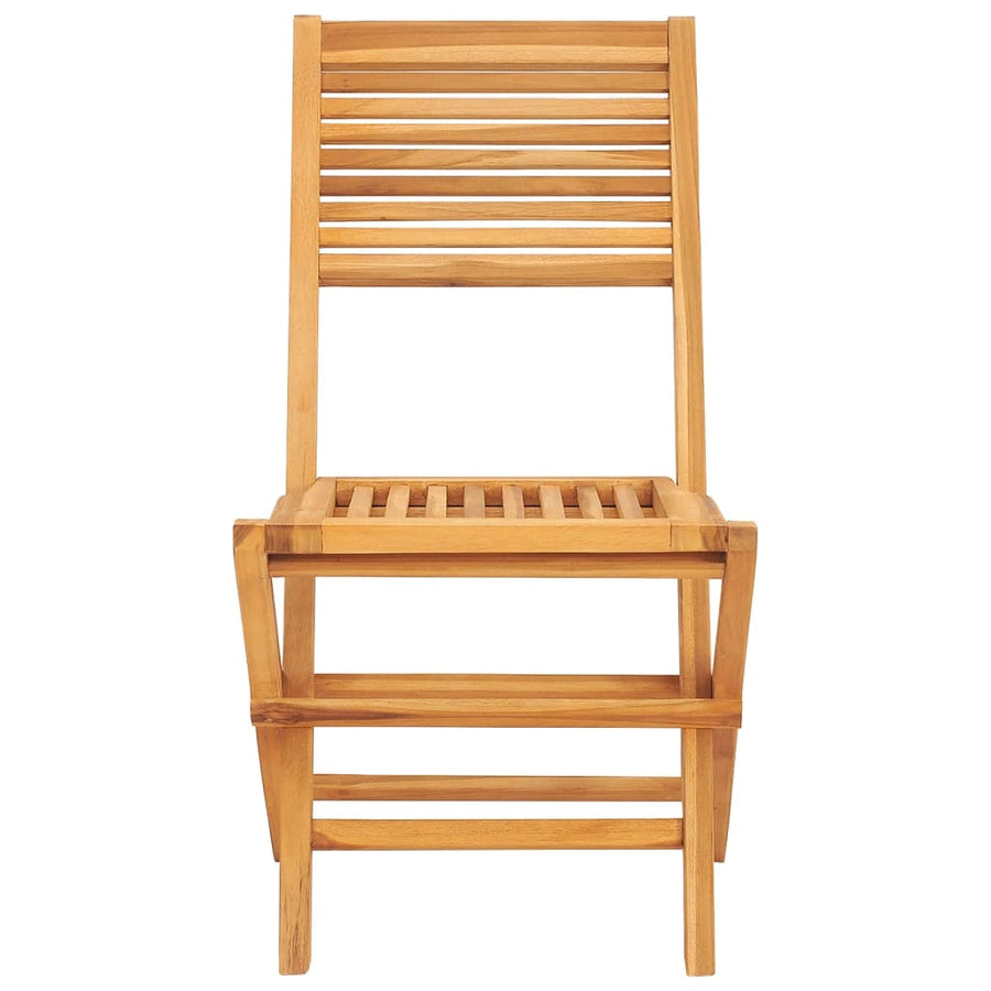 Tuinstoelen Inklapbaar 47X6X90 Cm Massief Teakhout 2 Zonder armleuning