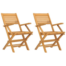 Tuinstoelen Inklapbaar 55X6X90 Cm Massief Teakhout 2 Met armleuning