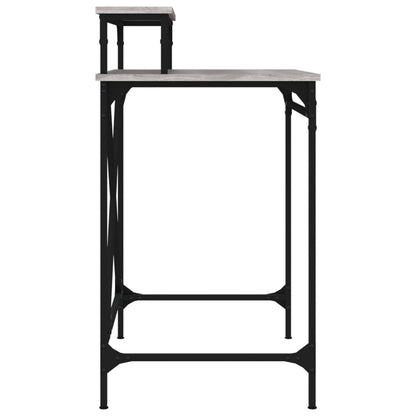 Bureau Bewerkt Hout En Ijzer Eiken 80 x 50 x 90 cm Grijs sonoma