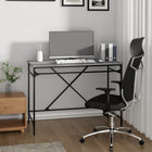 Desk 100x50x75 cm treated wood and iron gray Sonoma oak