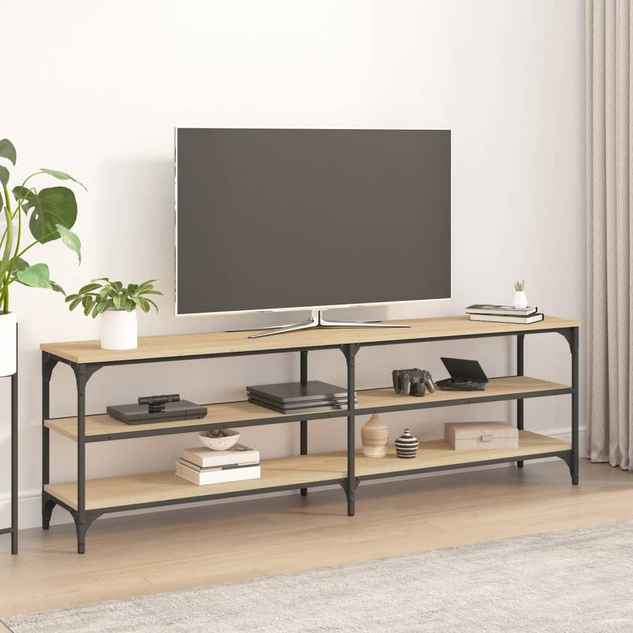 Tv-Meubel 60X30X50 Cm Bewerkt Hout Kleurig Sonoma eiken