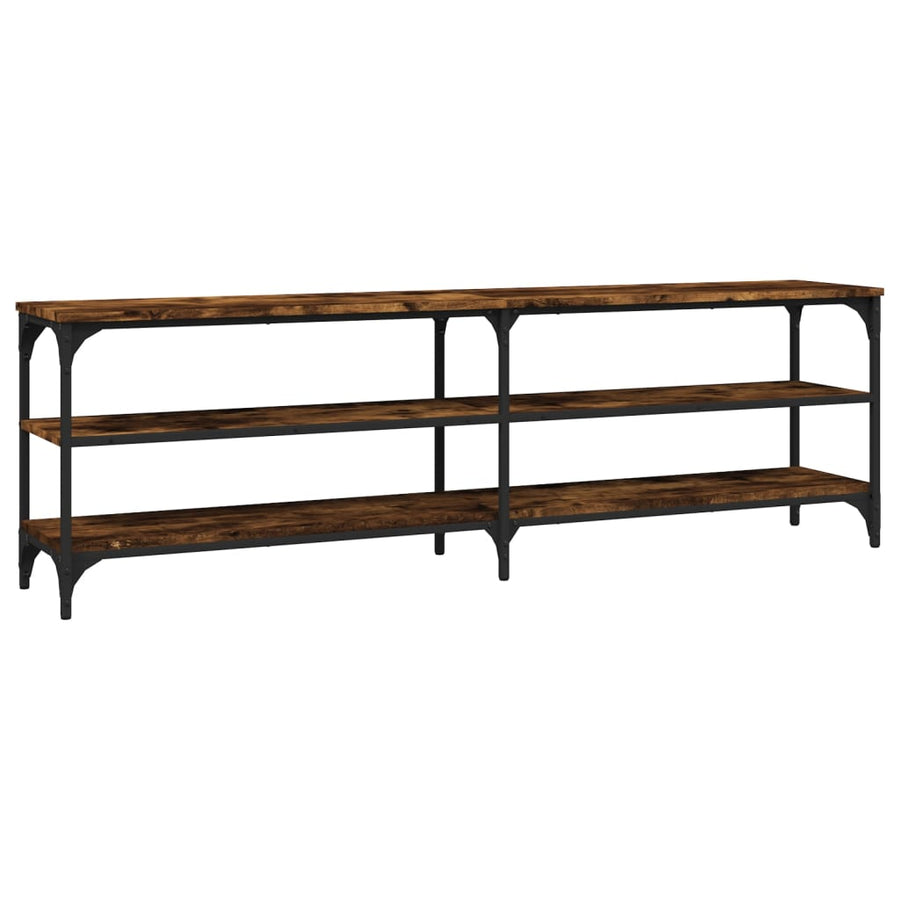 Tv-Meubel 60X30X50 Cm Bewerkt Hout Kleurig Gerookt eiken