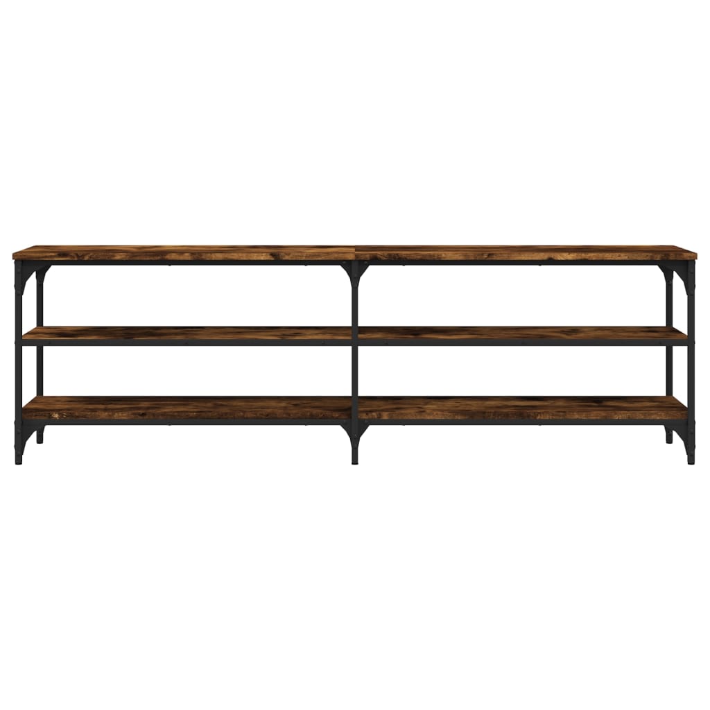 Tv-Meubel 60X30X50 Cm Bewerkt Hout Kleurig Gerookt eiken