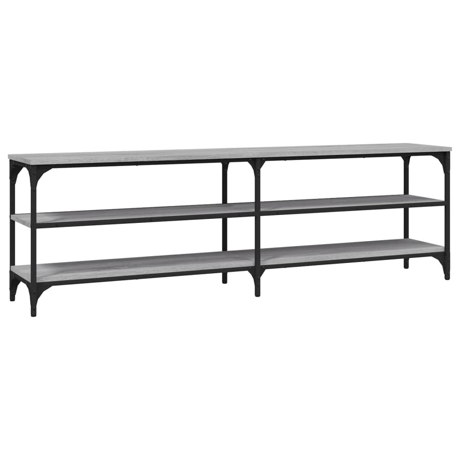 Tv-Meubel 60X30X50 Cm Bewerkt Hout Eikenkleurig Grijs sonoma