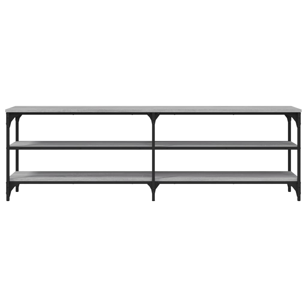 Tv-Meubel 60X30X50 Cm Bewerkt Hout Eikenkleurig Grijs sonoma