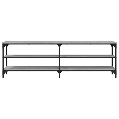Tv-Meubel 60X30X50 Cm Bewerkt Hout Eikenkleurig Grijs sonoma