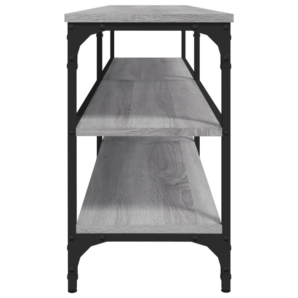 Tv-Meubel 60X30X50 Cm Bewerkt Hout Eikenkleurig Grijs sonoma