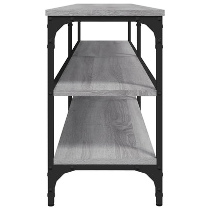 Tv-Meubel 60X30X50 Cm Bewerkt Hout Eikenkleurig Grijs sonoma