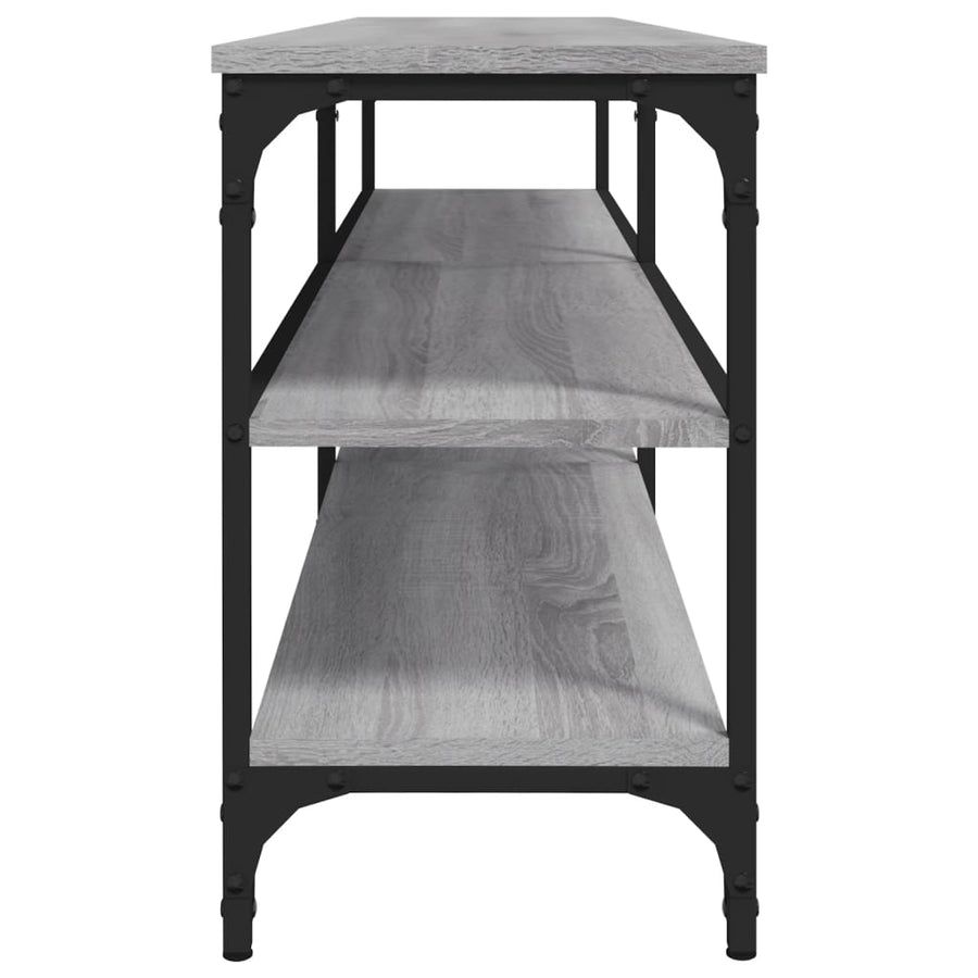 Tv-Meubel 60X30X50 Cm Bewerkt Hout Eikenkleurig Grijs sonoma